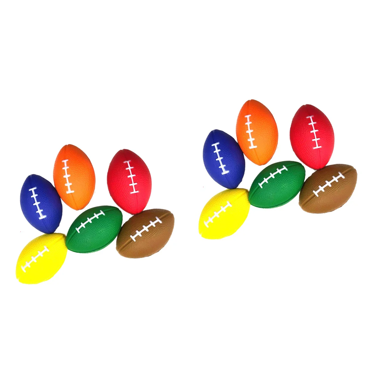 

12 Mini PU Foaming Mini Sports Balls Relieve Balls for Party Favors Prizes