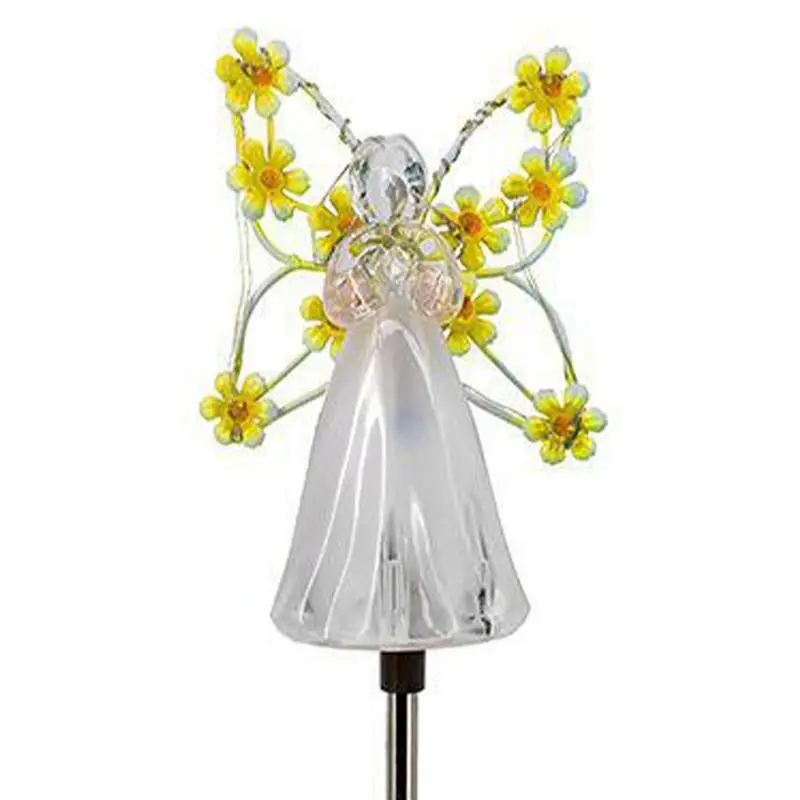 

Solar Angel Lights For Cemetery Waterproof Outdoor Solar Garden Lights Decoration Automatic Light On At Night Stake Garden