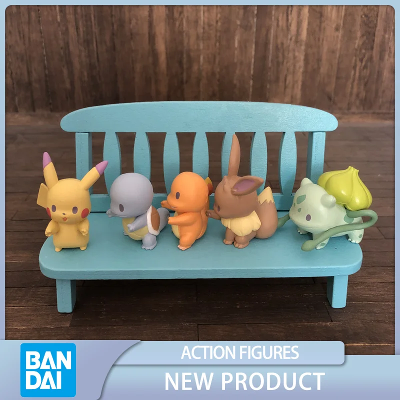 

Pokemon Gashapon Pikachu Squirtle Charmander Sleepwalking Series Anime Action Figures Collect Model Toys Gifts
