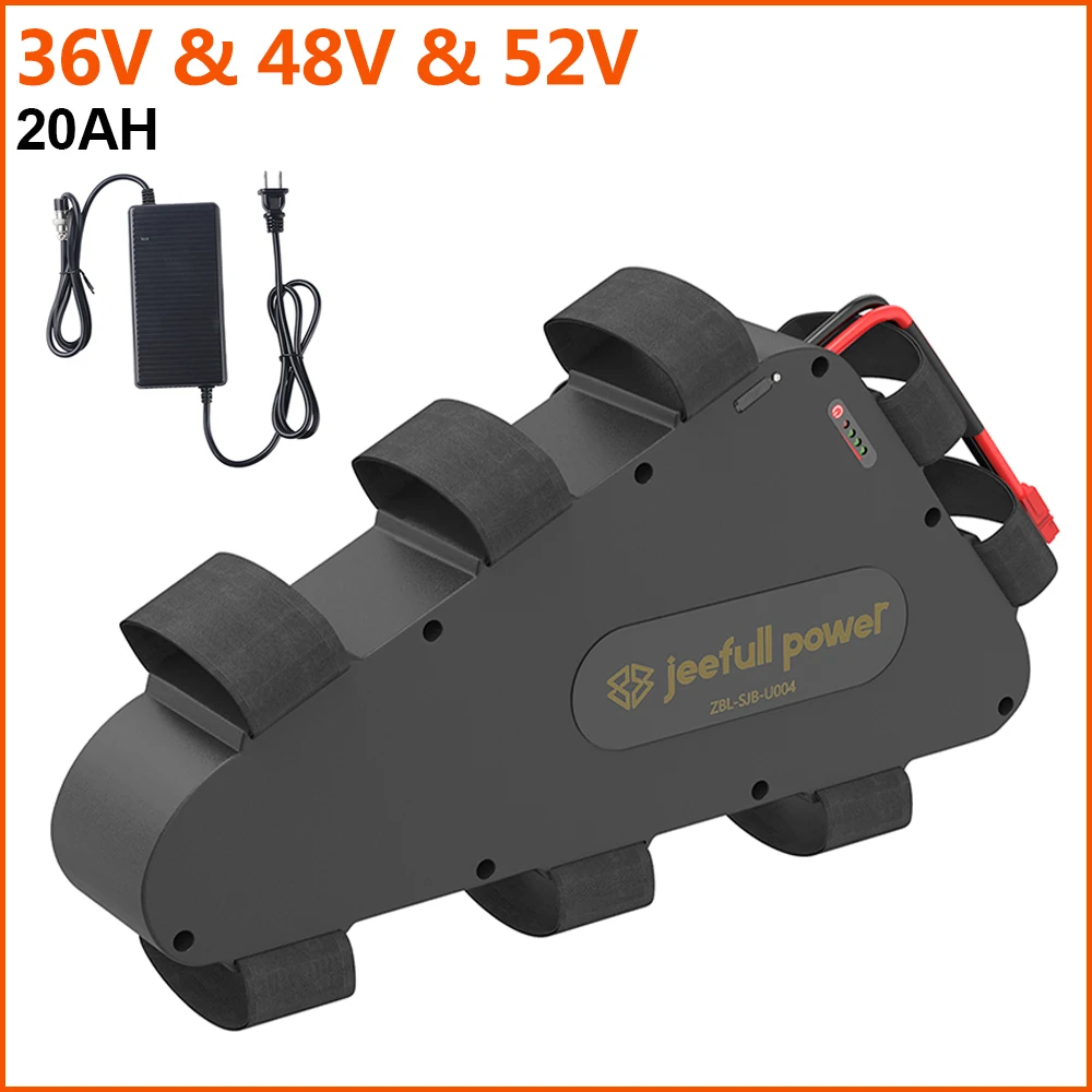 

Electric Bicycle Battery 30V 48V 52V 20Ah 18650 Ebike Battery for Bafang 1500W 1000W 750W 500W Front/Mid/Hub Motor