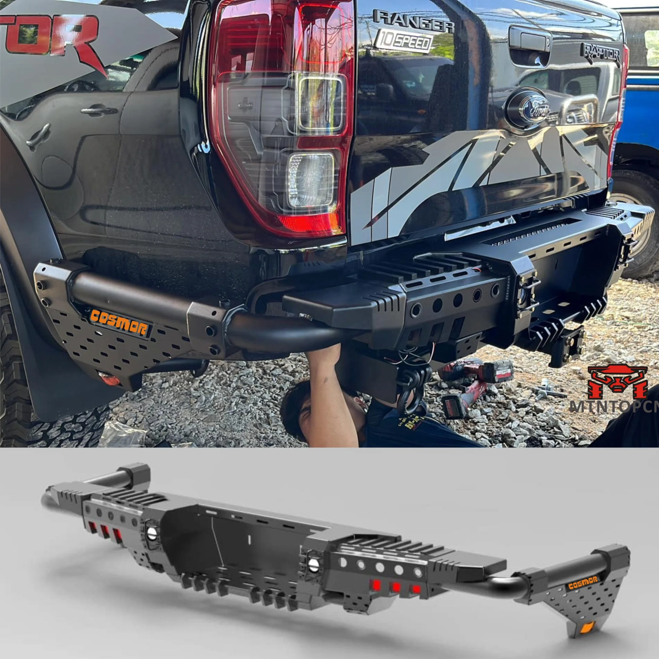 Автомобильные комплекты кузова переднего и заднего бампера для Toyotas Hilux Ford Ranger