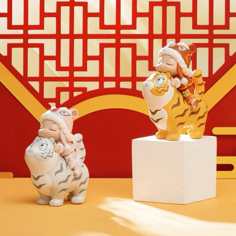 Белые ночные сказки Ruyi маленький тигр игрушки сокровище новогодние подарки для