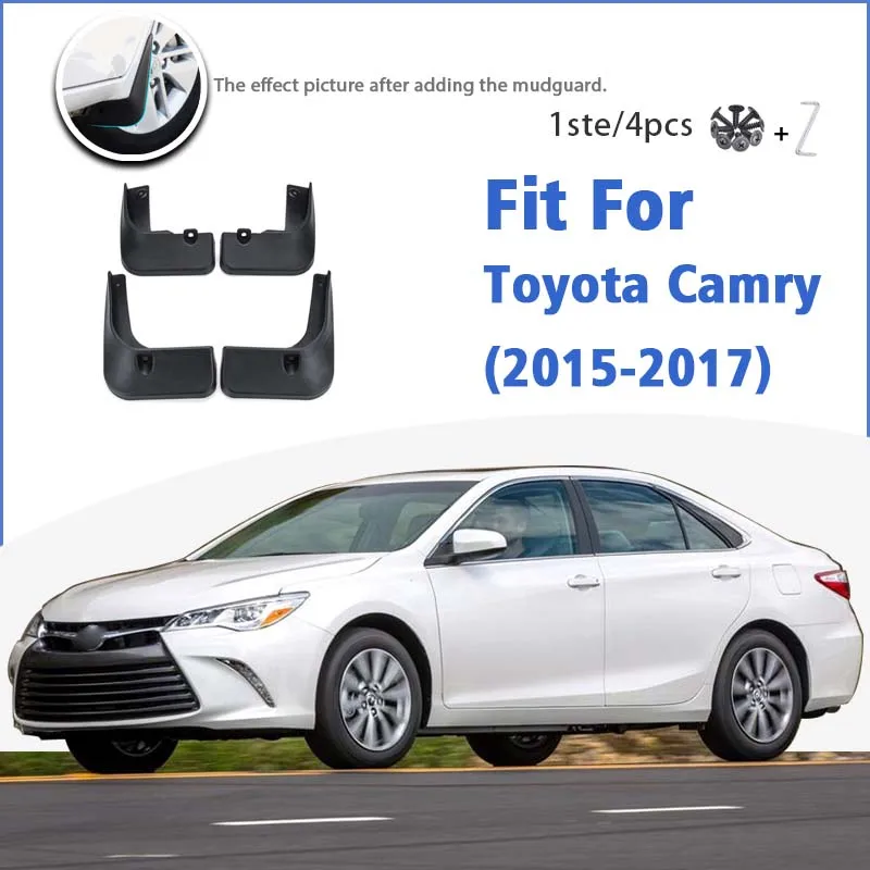 

Ступица колеса для Toyota Camry 2015 2016 2017 спереди и сзади 4 шт. Брызговики автомобильные аксессуары для автомобиля Styline брызговик Fender