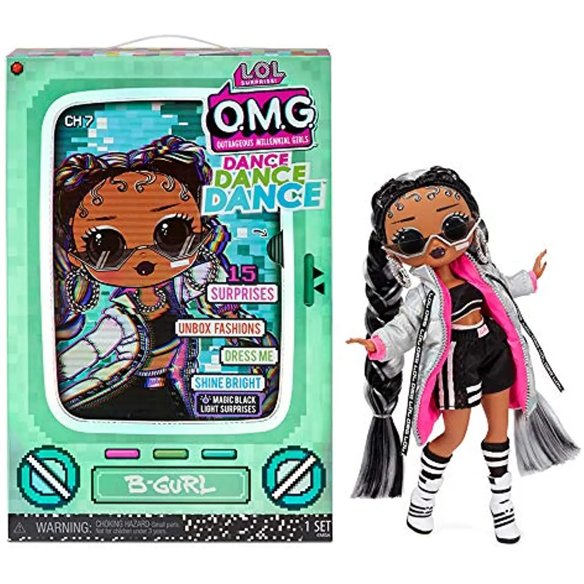 

LOL Surprise OMG Dance Dance Dance B-Gurl Fashion Doll with 15 Surprises Including -Great Gift for Girls