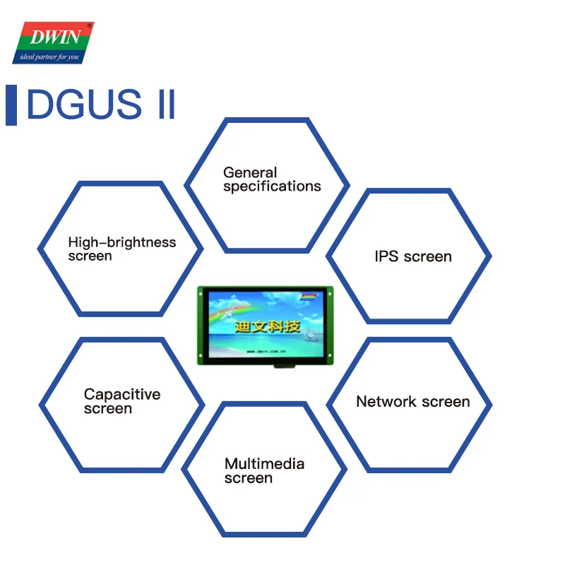 DWIN 8-дюймовый 1280*800 IPS TFT ЖК-экран дисплей HMI промышленного класса встроенный RTC с