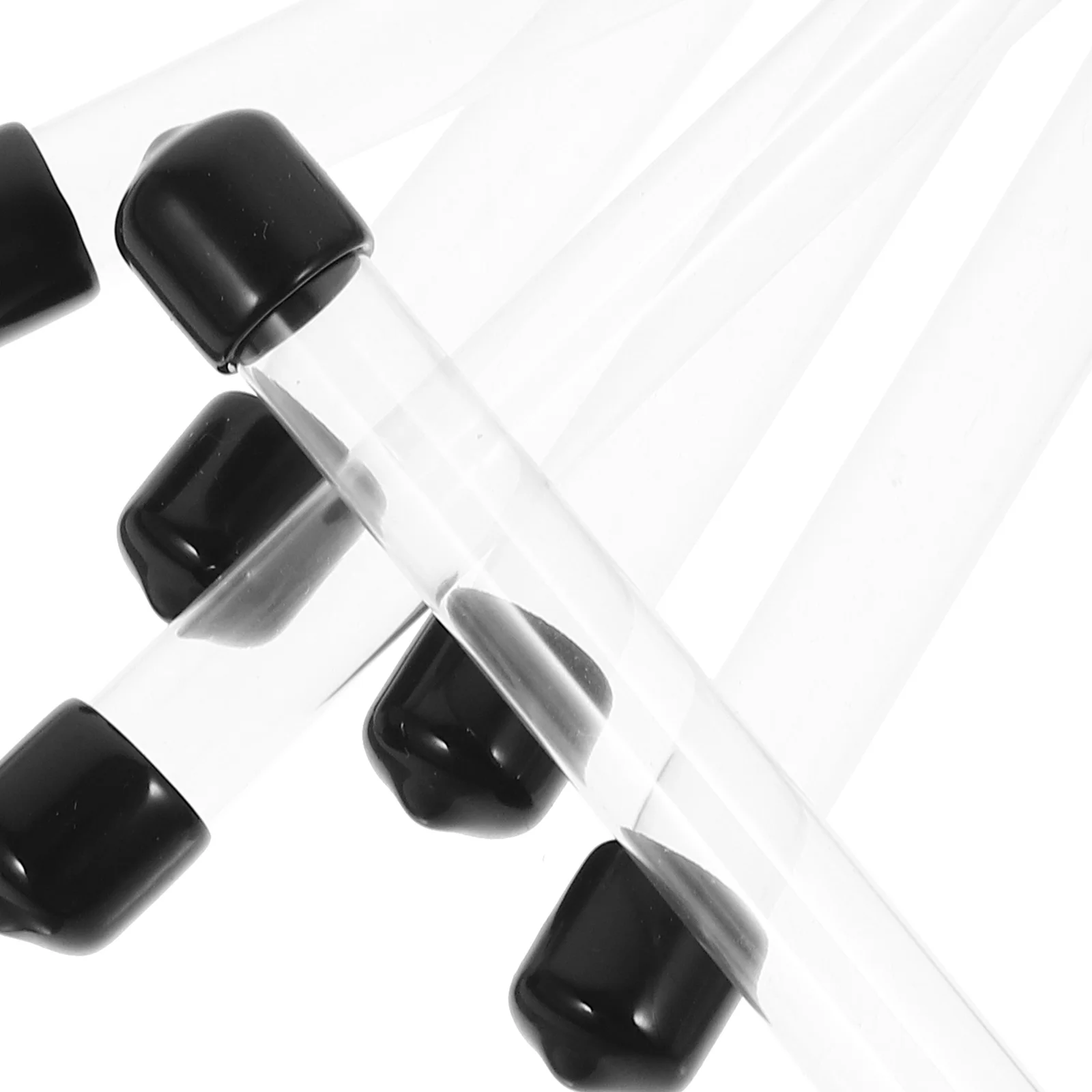 6-шт. Трубка из агарового дерева прозрачная пластиковая круглая трубка для