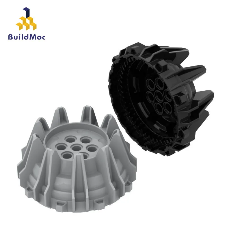

1PCS Replaceable Assembles Particles Compatible 64712 Barbed Outside Hard Wheel Building Blocks DIY Bricks Parts Toys