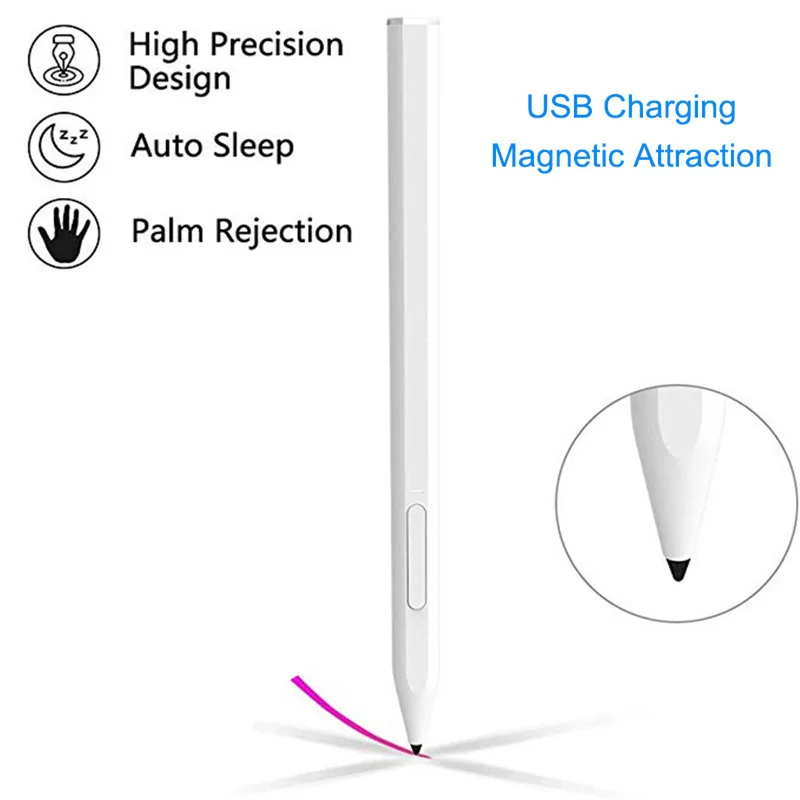 

Palm Rejection Active Stylus Pen For Ipad Tablet Touch Screen Apple Pencil 2 1 iPad Pro 11 12.9 2020 2018 2019 6th 7th