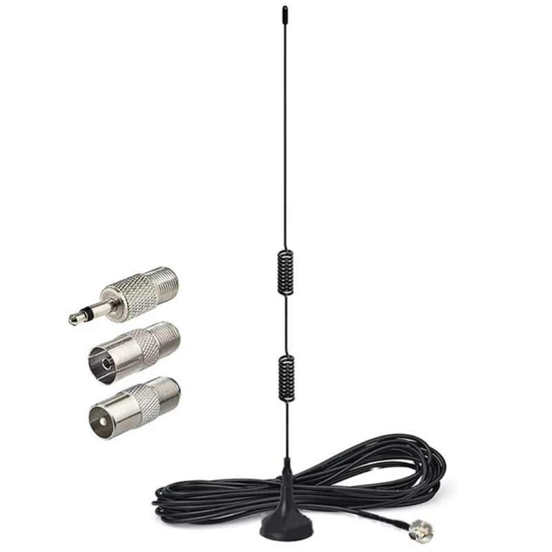 

50 ohm AM/FM Antenna Stereo Receiver Home Theater Receiver Tuner Magnetic Base L21D