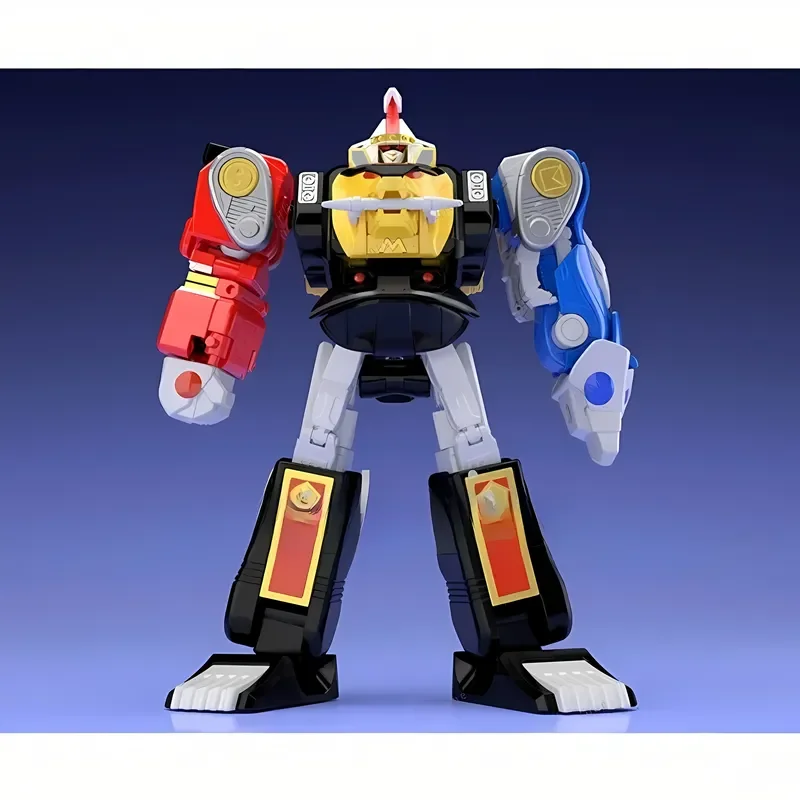 Фото Оригинальный набор для сборки модели BANDAI Super Minipla SMP Mighty Power Rangers и Megazord Anime Ninjazords для Super Minipla №2
