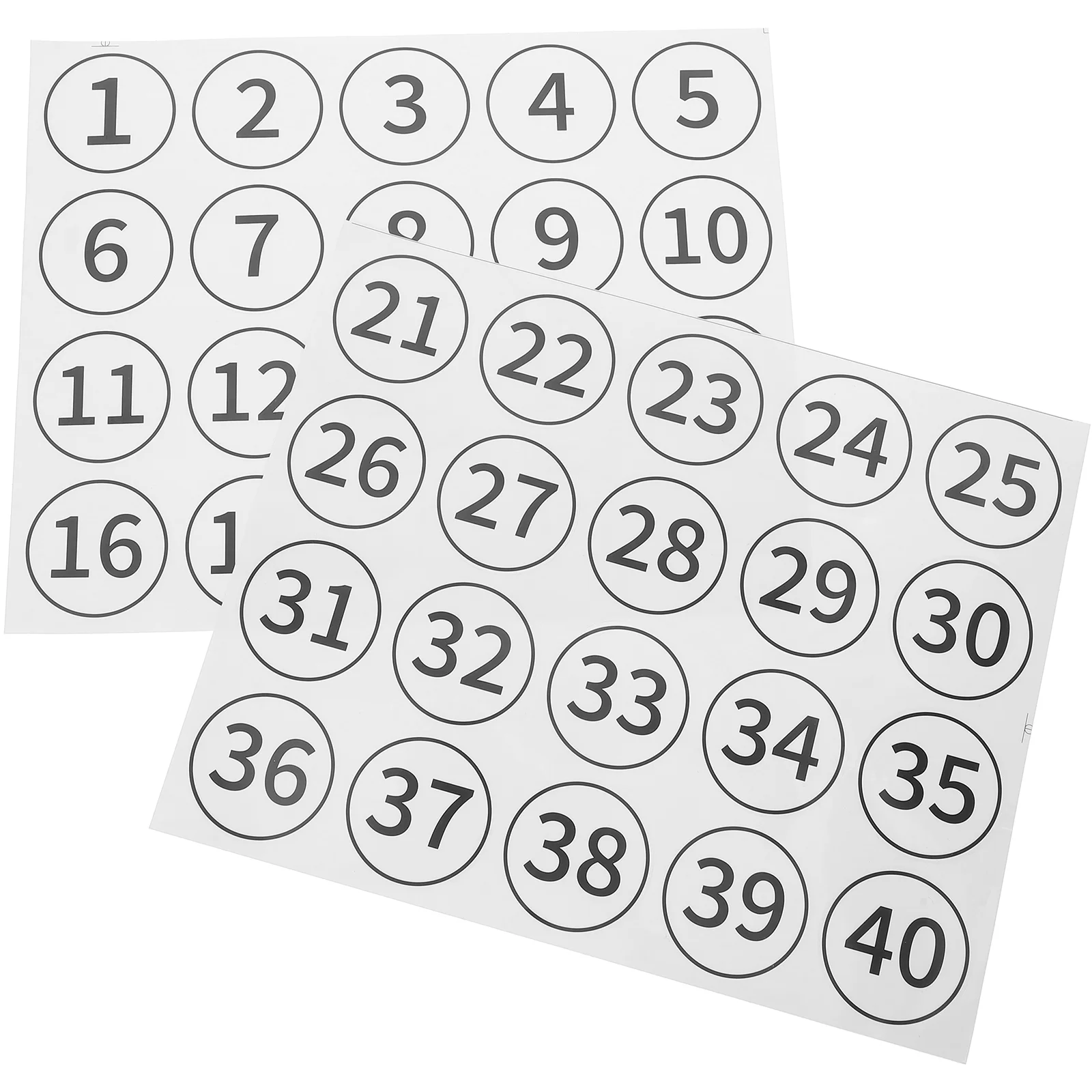 40 шт. цифровые наклейки с собственным номером самоклеящиеся цифры офисные