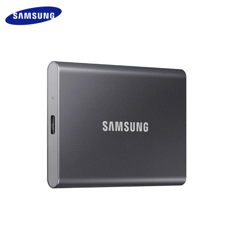 Портативный твердотельный накопитель SAMSUNG T7 1 ТБ 500 Гб USB 3 2 Gen Type C мобильный