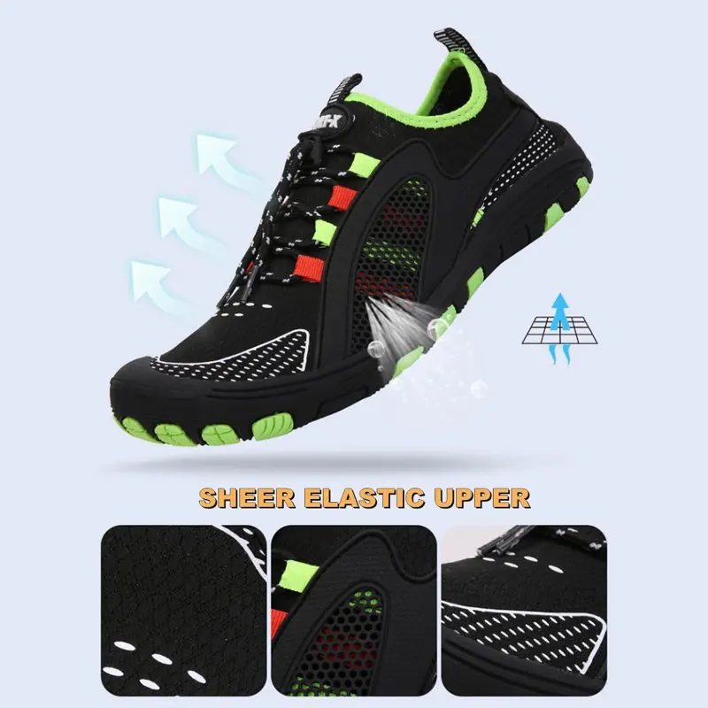 

New Stylish Hiking Swimming Men Women's Quick Dry Barefoot Shoes for Water Sports Shoes - Soft, Flexible, Breathable, Lightweigh
