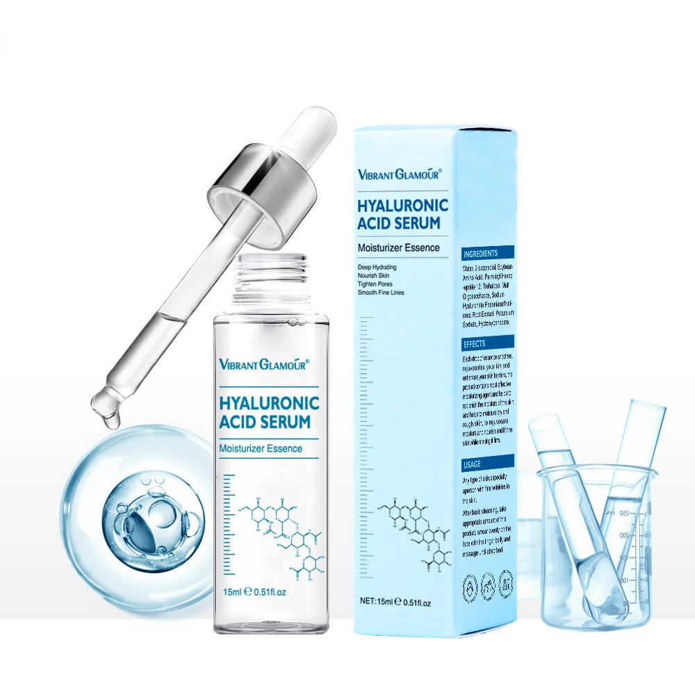 

Увлажняющая сыворотка для лица с гиалуроновой кислотой, 15 мл