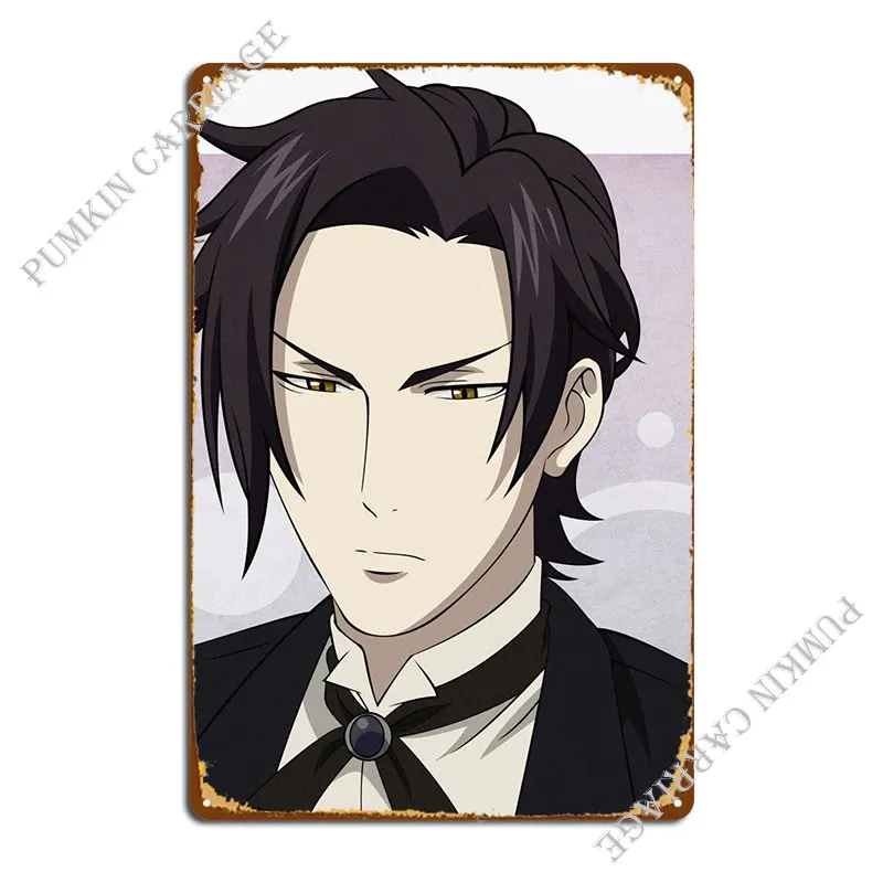 

Kuroshitsuji Metal Signs Printing Garage Wall Decor Classic Tin Sign Poster