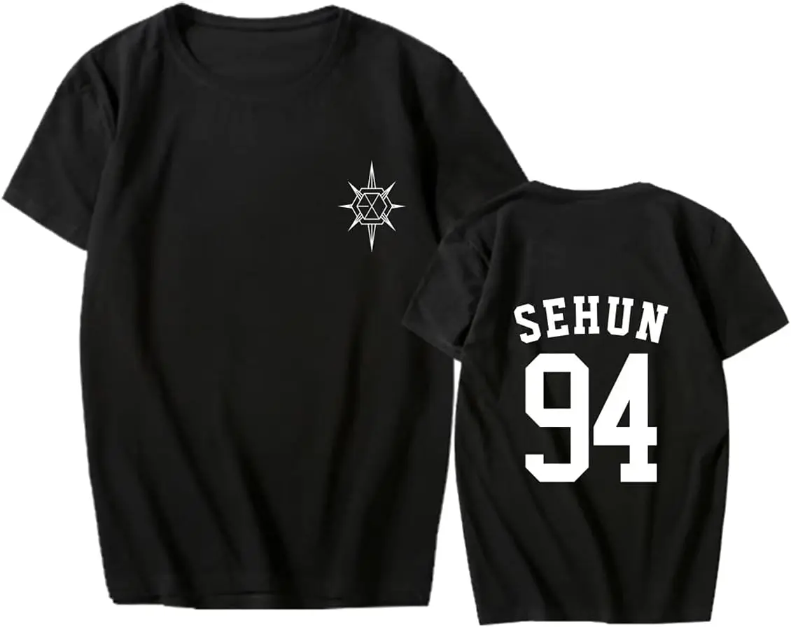 Kpop T-Shirt Planet#5 Tshirts Sehun Chanyeol Baekhyu Lay Casual Tee Shirt
