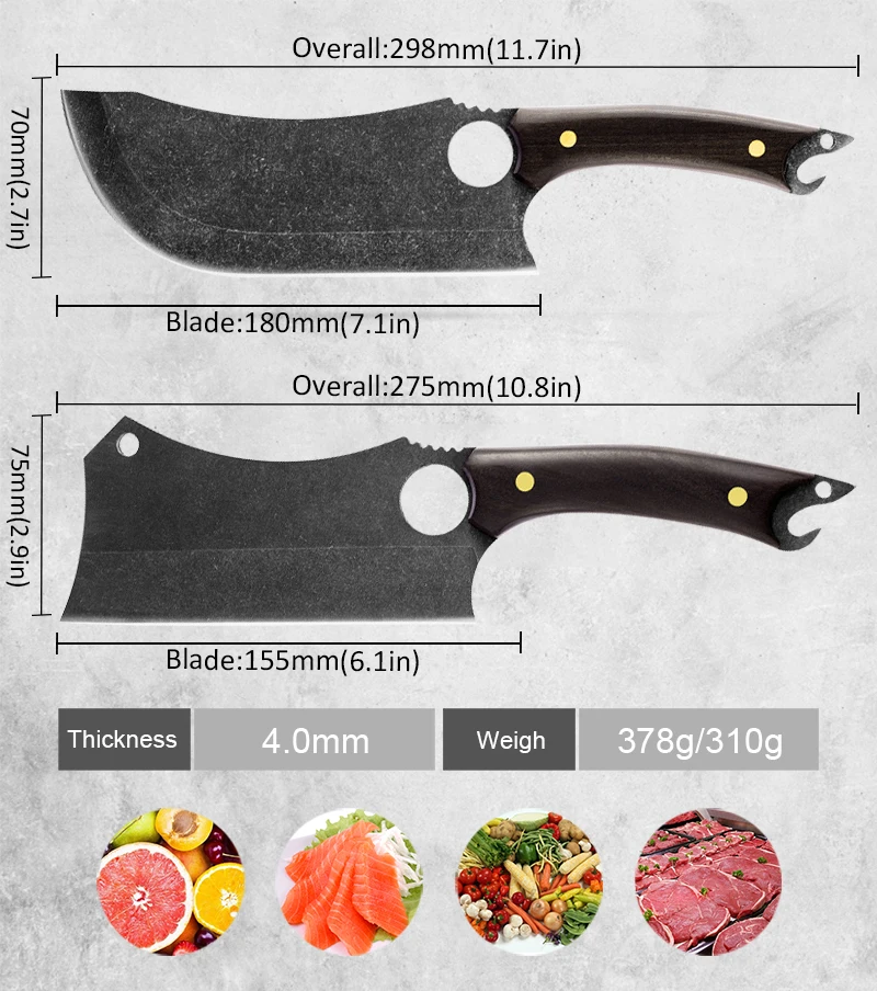 Кухонный нож из нержавеющей стали шеф-ножи для мяса резак кухни инструменты