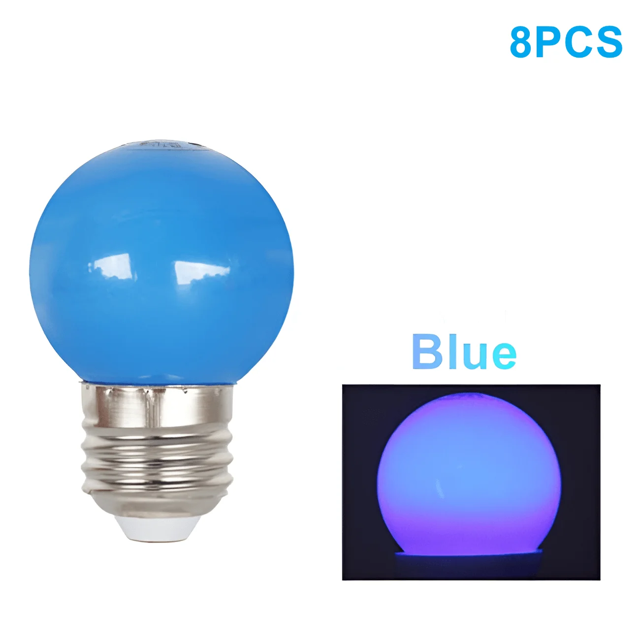 

LED лампа OEEQM E27 B22 8 цветов 3Вт