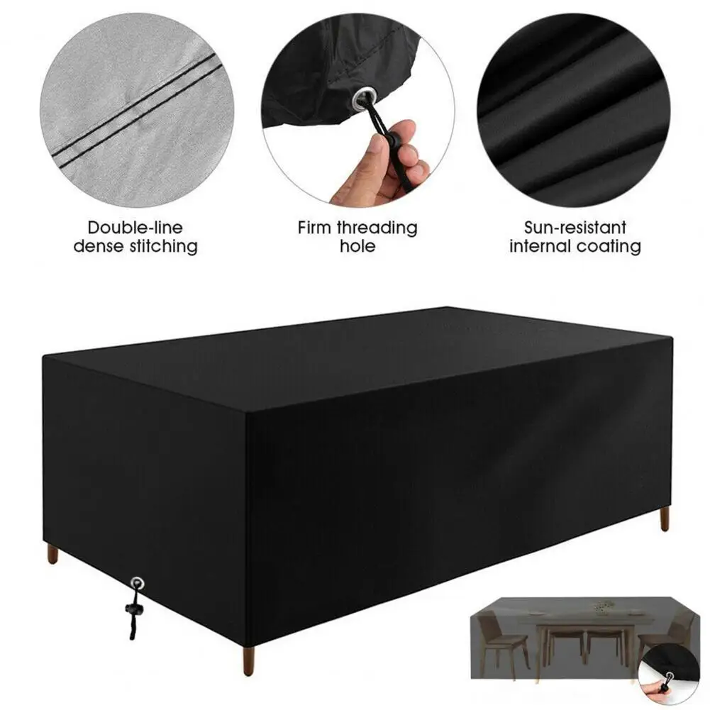 

Windproof 210D Oxford Cloth Safety Protection Bench Cover for Balcony