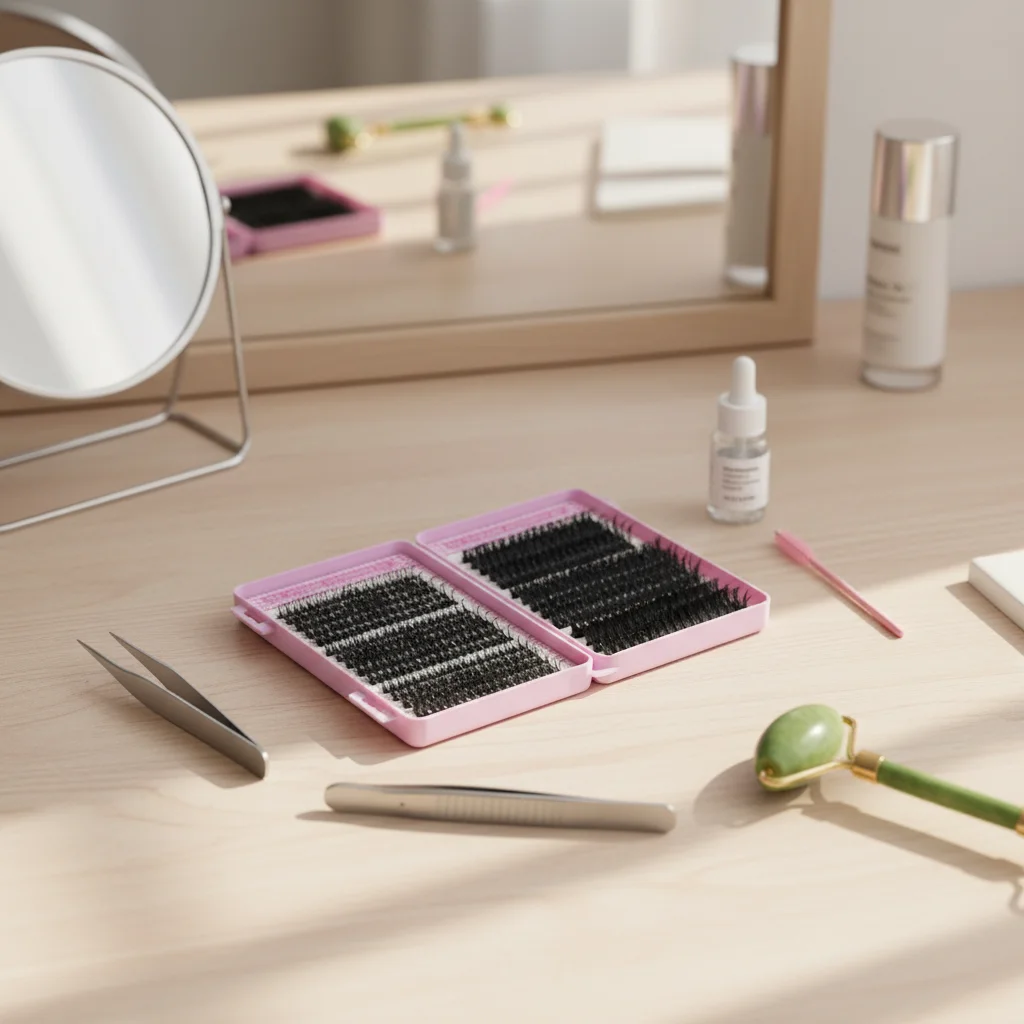 Фото Накладные ресницы Natural Look, профессиональные, мягкие, легкие, разной длины, с C-изгибом, для ежедневного и праздничного макияжа для женщин №2