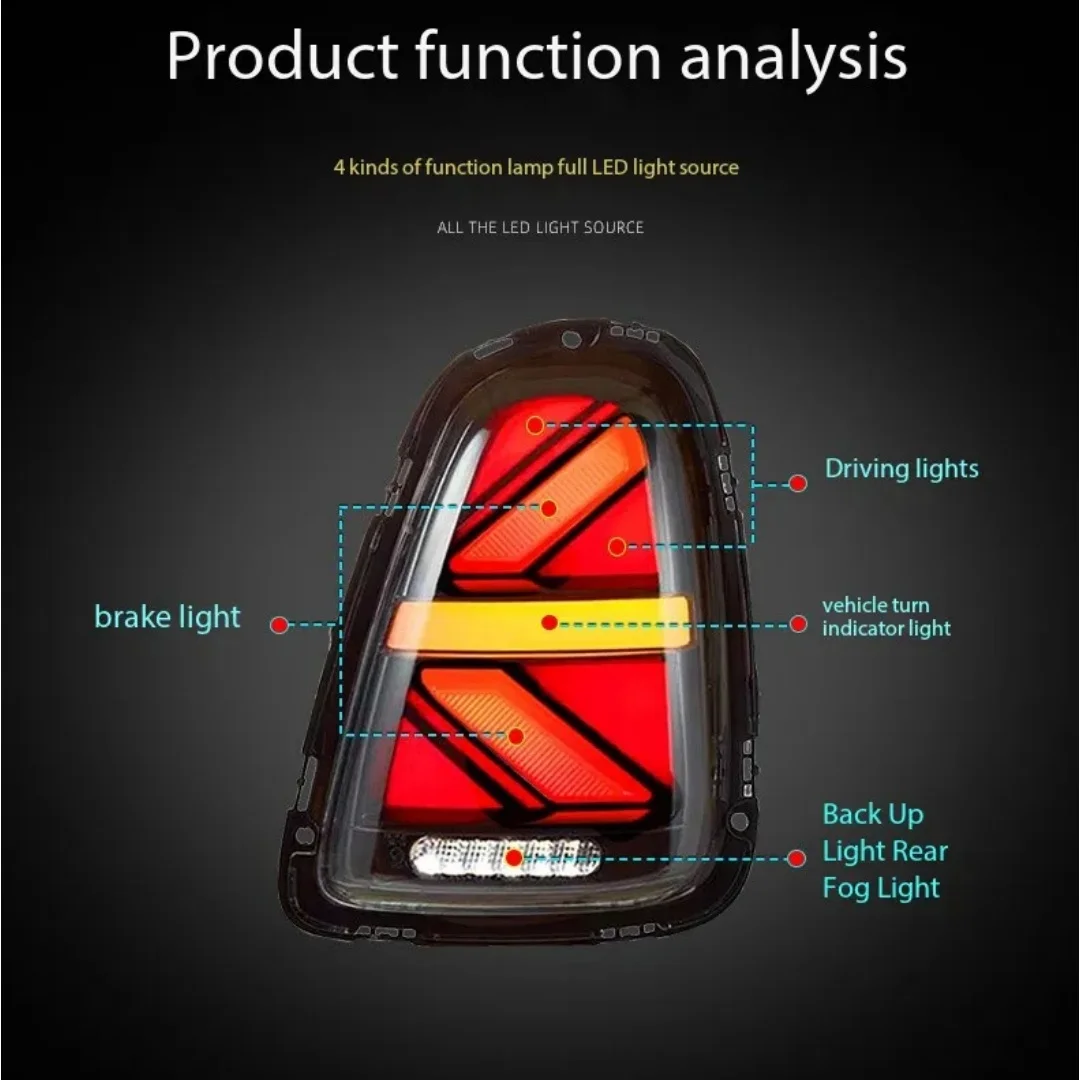 Светодиодные фонари Задние для BMW Mini Cooper R56 R57 R58 R59 задние в сборе DRL