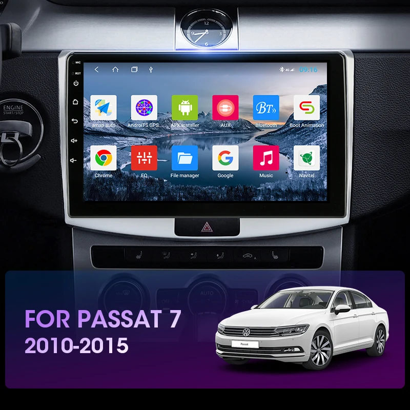 jmcq 10 1 2din android 10 0 car multimedia video player gps navigation for vw volkswagen passat b7 b6 cc 2010 2015 head unit free global shipping