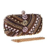 womens evening bag diamond banquet bag dress clutch gold chain crossbody bag luxury designer handbag versatile shoulder bag