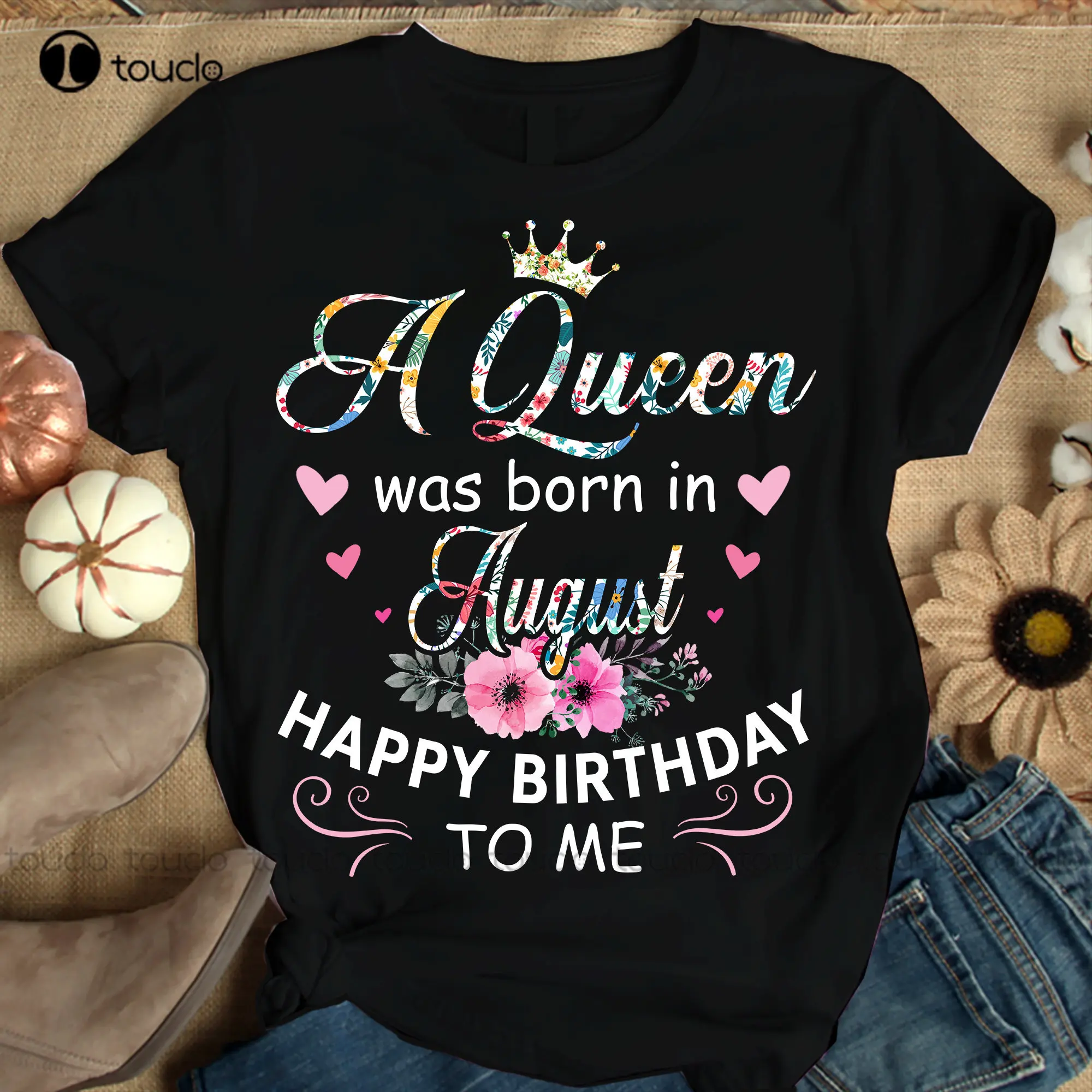 

A Queen Was Born In August Shirts Women Birthday T Shirts Summer Tops Beach T Shirts Tee Shirts Mens Xs-5Xl Breathable Cotton