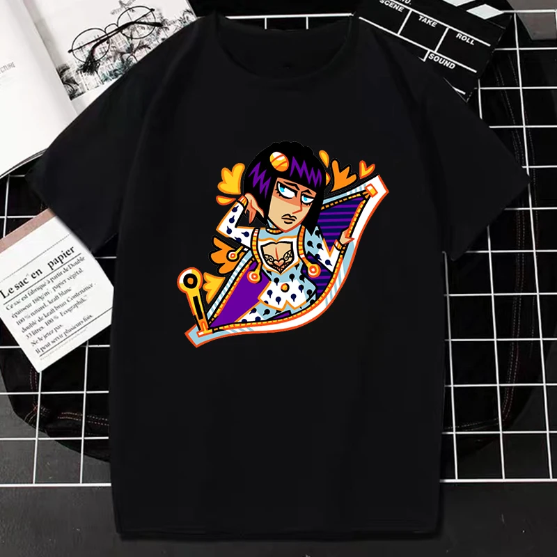 Футболка в стиле аниме невероятные приключения Джоджо японская с принтом манги