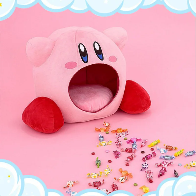 Кроватный коврик для кошек Kirby товары дома удобное гнездо пещер внутренний