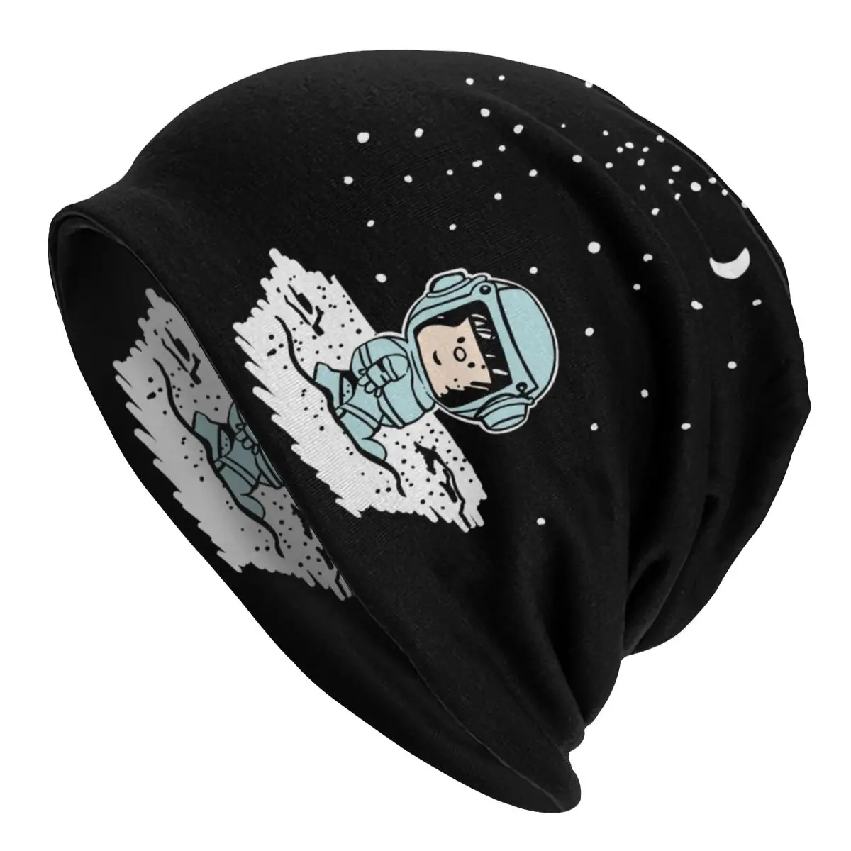 

Streetwear Winter Warm Men Women Knit Hat Adult Space Astronaut Mafalda Skullies Beanies Caps Quino Comics Cartoon Bonnet Hats