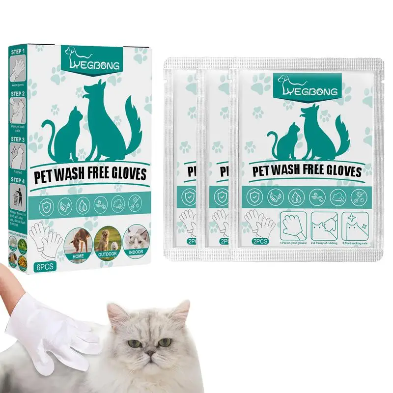 

Детские салфетки для собак, кошек, массажные перчатки для чистки домашних животных, легкая Глубокая очистка лап домашних животных, салфетки...