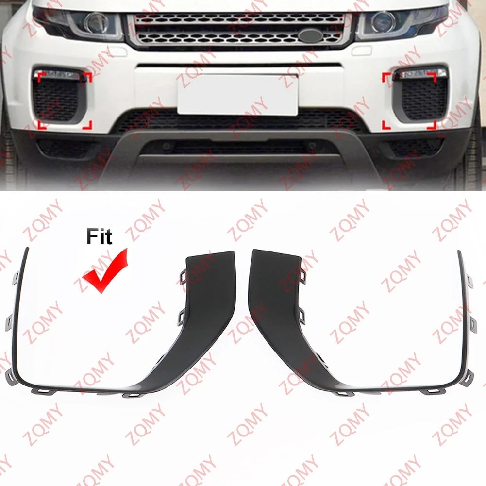 

2 шт. левый/правый передний бампер автомобиля, противотуманные фары, декоративная накладка для Land Rover Range Rover Evoque L538 2016-2019