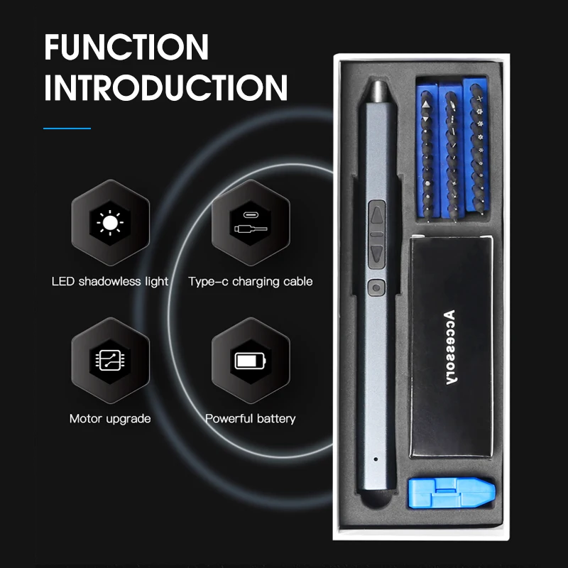 Набор электрических отверток KEITHERN 12/39/50 В 1 с точными насадками, перезаряжаемым аккумулятором, магнитным комплектом для ремонта домашнего оборудования и инструментом мощности.