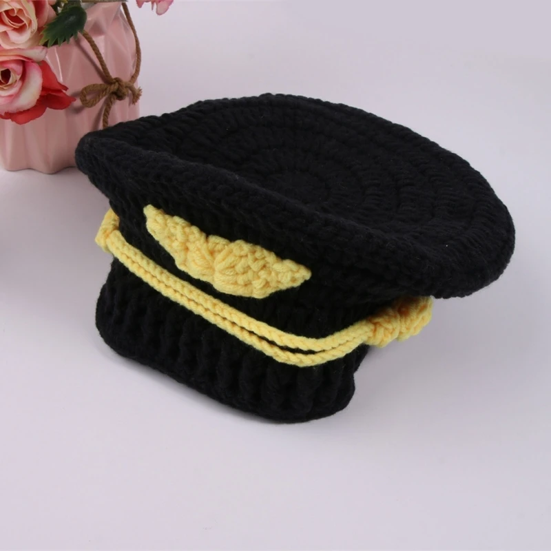

Newborn Baby Clothes Boys Crochet Knit Costume Photo Photography Props Set
