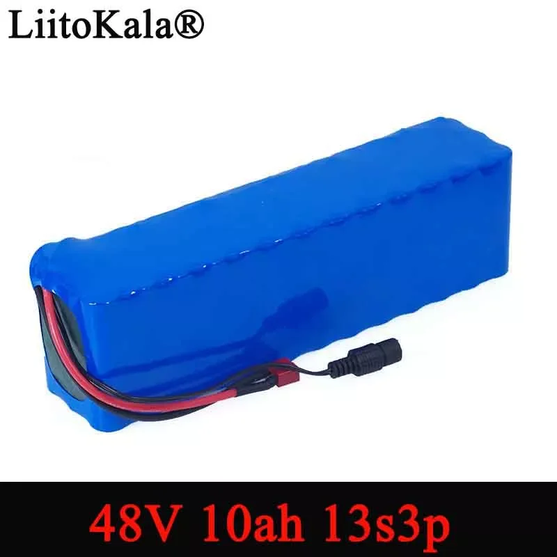 

2023New LiitoKala e-bike battery 48v 10ah 18650 li-ion battery pack bike conversion kit bafang 1000w 54.6v
