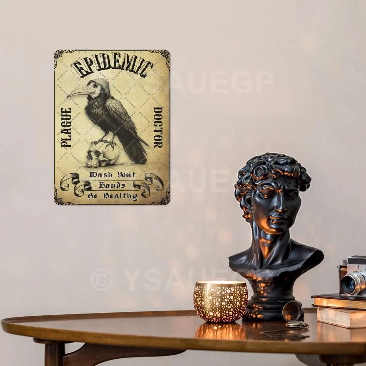 Vntge Wsh Your Hnds Metl Tn Sgn Ретро Rven Plgue Doctor Wll Decor Plque rt для дома Bthroom Cfes Brs Pubs Club Ktche