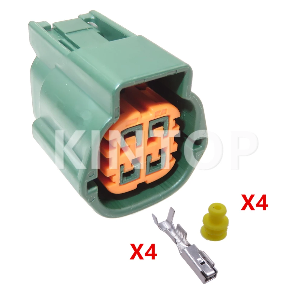 

1 компл. 4 контакта 6181-0513 6189-7757 автомобильный водонепроницаемый кислородный датчик O2 проводной разъем автомобильный пластиковый корпус гнездо для Nissan