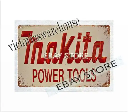 

Металлическая вывеска Makita Power Tools