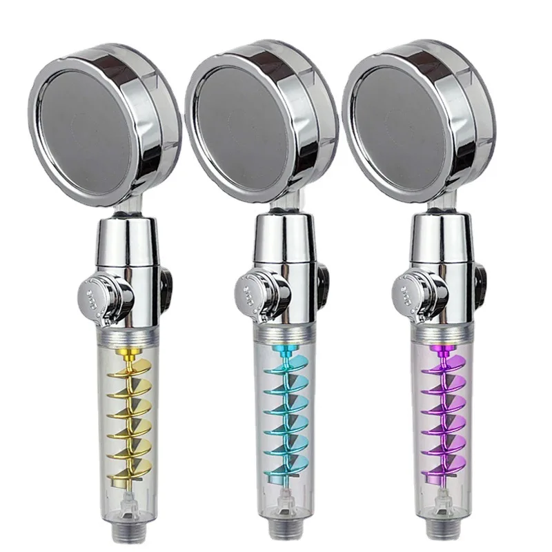 

1PC Turbocharged Shower Head Water Saving High Pressure Spray Nozzle Bathroom Accessories Faucet Watering Can Home Improvement