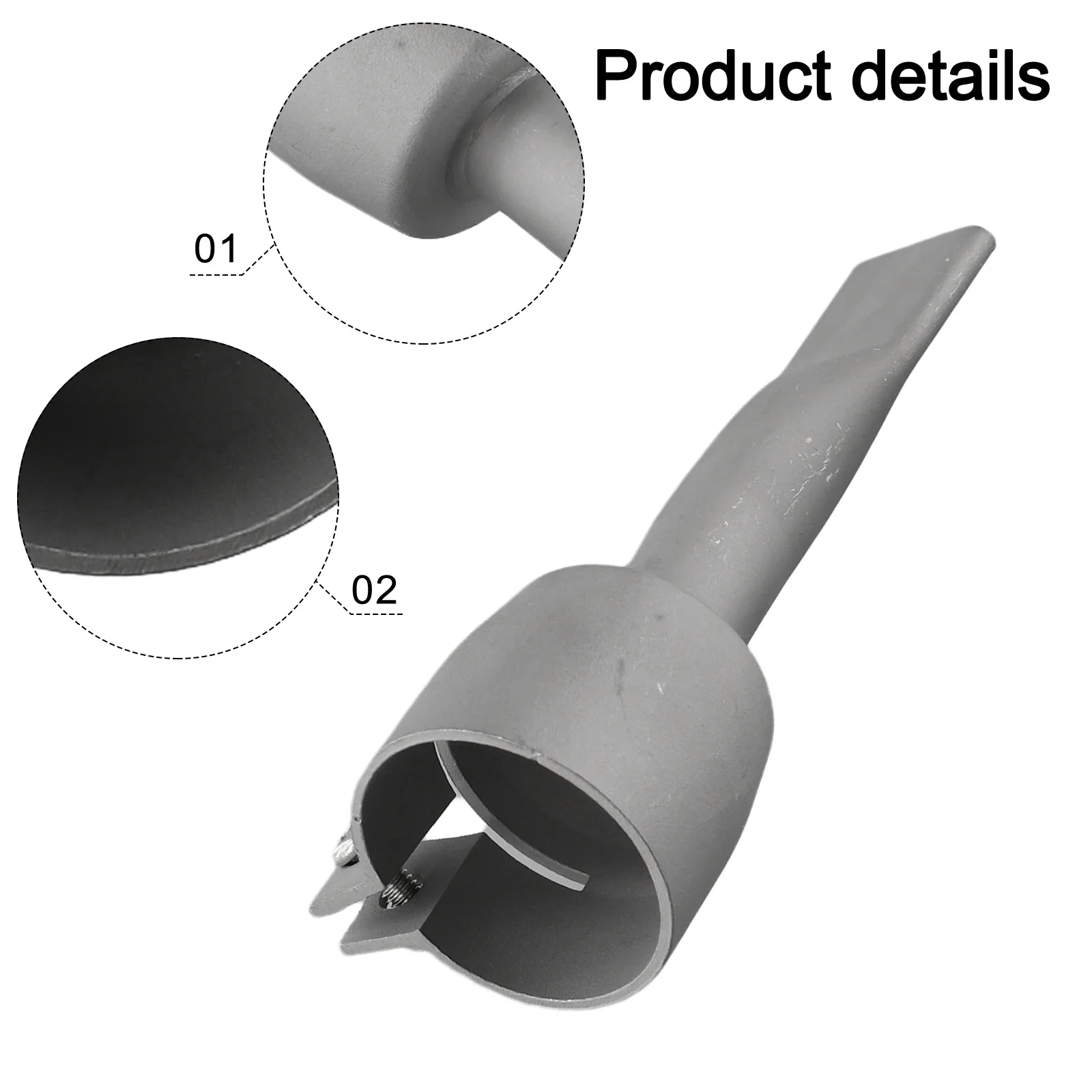 Широкоугольная сварочная насадка 20 мм с плоской щелей для горячего воздуха