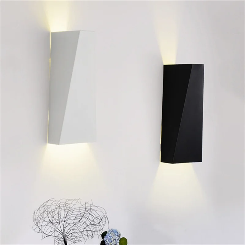 

Modern Up and Down Wall Lamp White Room Decor LED Aluminium Sconce Light for Bedroom Bedside Livingroom Corridor Aside Lighting