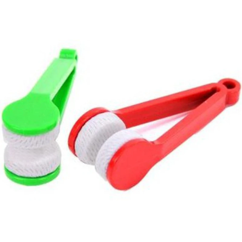 Portable Multifunctional Glasses Cleaning Rub Eyeglass Sunglasses Spectacles Microfiber Cleaner Brushes Wiping Tools Mini 1 Pcs |