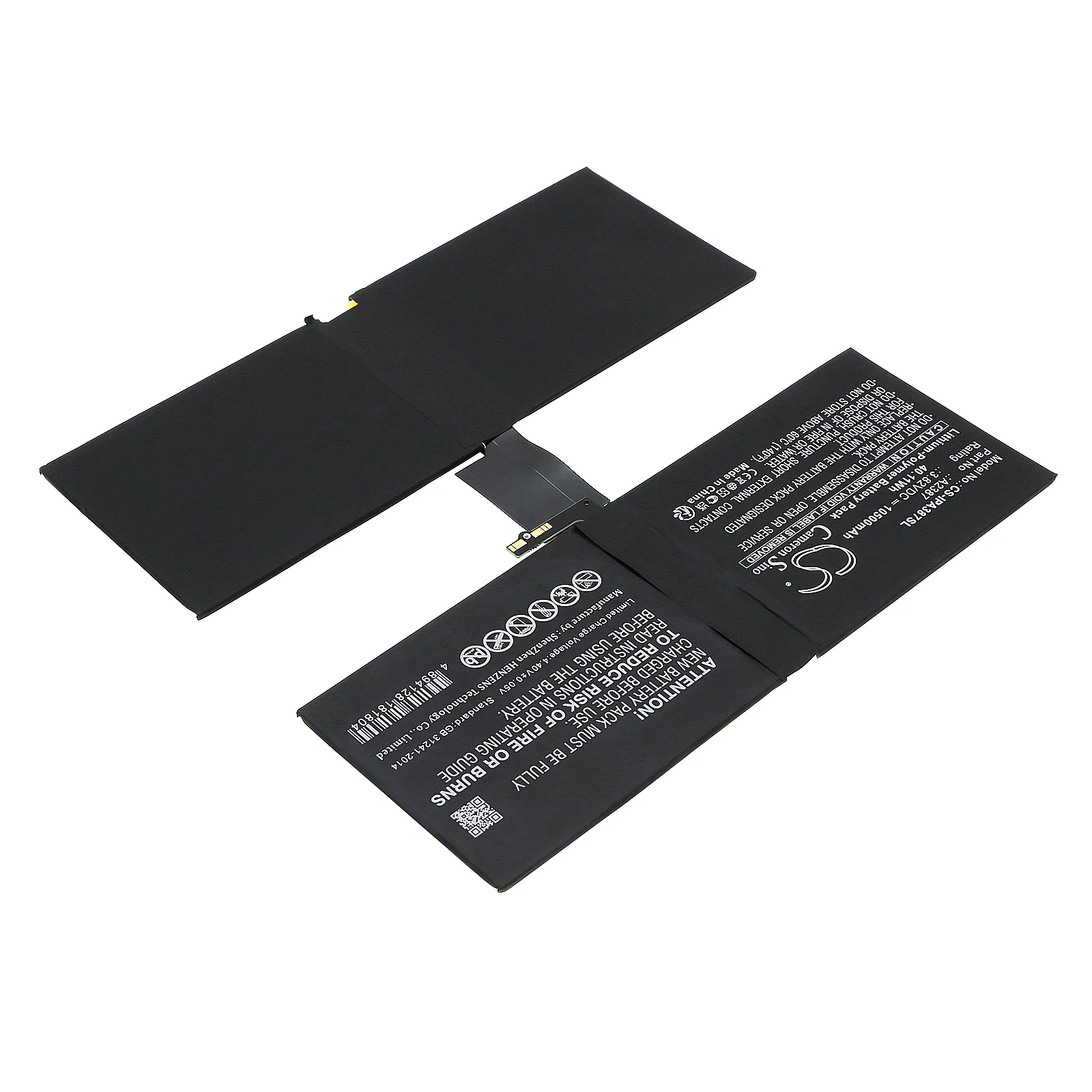 Фото Сменный аккумулятор CS для Apple iPad Pro 12,9 2021, iPad Pro 5-го поколения 12,9 2021, A2378, A2461, A2379 №2