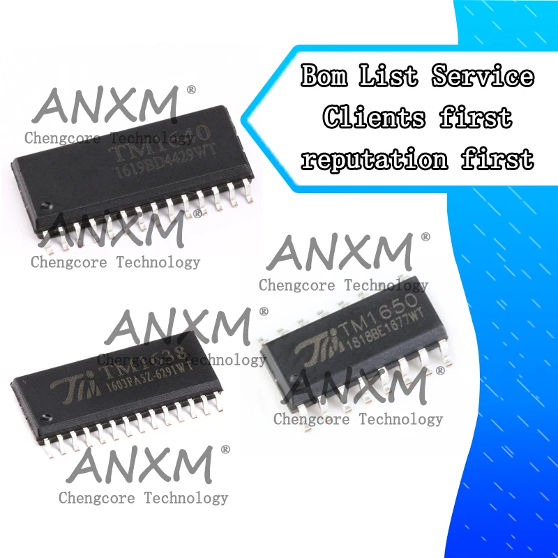 

10 Piezas TM1638 TM1640 TM1650 SOP-28 SOP-16 Drive Control IC Chip