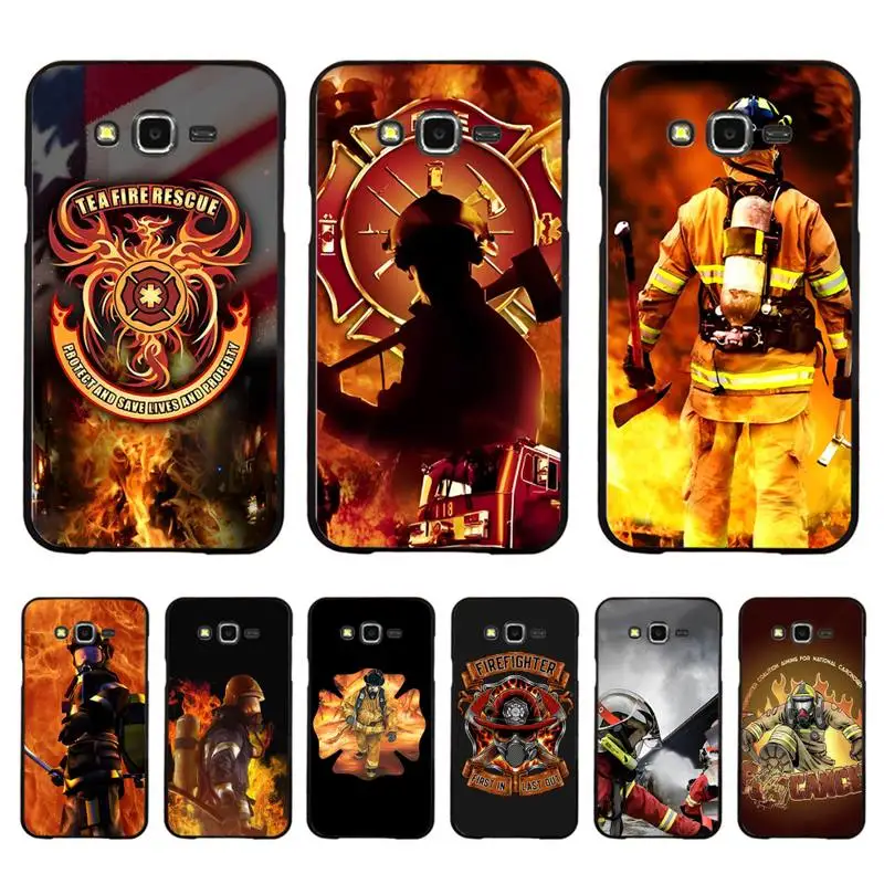 

Firefighter Heroes Fireman Phone Case For Samsung Galaxy J 4plus J6 J5 J72016 J7prime cover for J7Core J6plus Back Coque