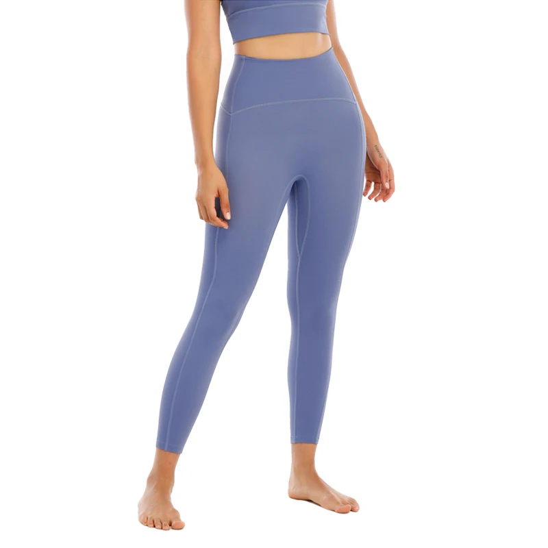 Ladies With Logo High Waist Comfort Leggings Push Up Sports Running Yoga Pants Stretch Seamless Leggings Gym Girls Leggings