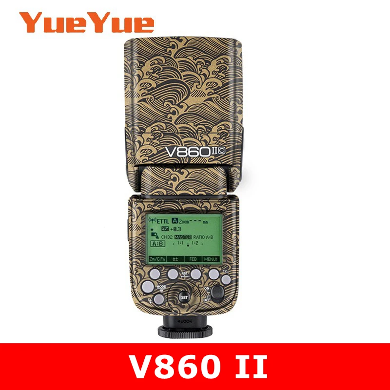 

Для Godox V860II V860 II наклейка для вспышки с защитой от царапин защитная пленка защитный чехол для корпуса