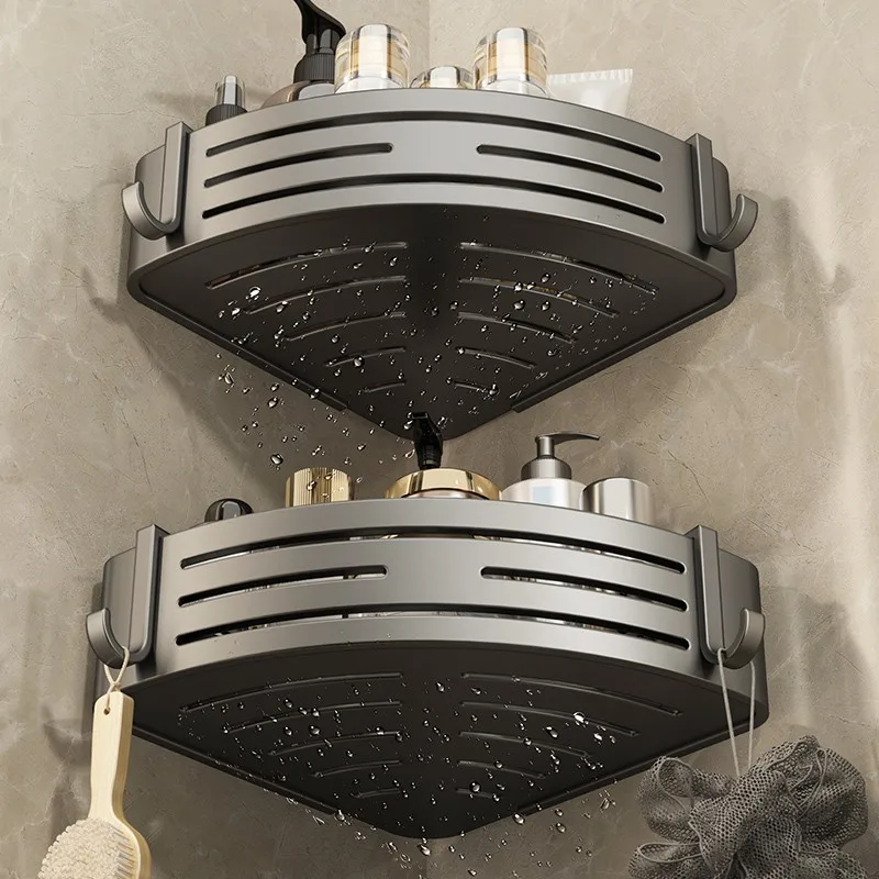 Тройная Полка Для Ванной Комнаты Ermo Настенная Компактная Хранения Унитаза