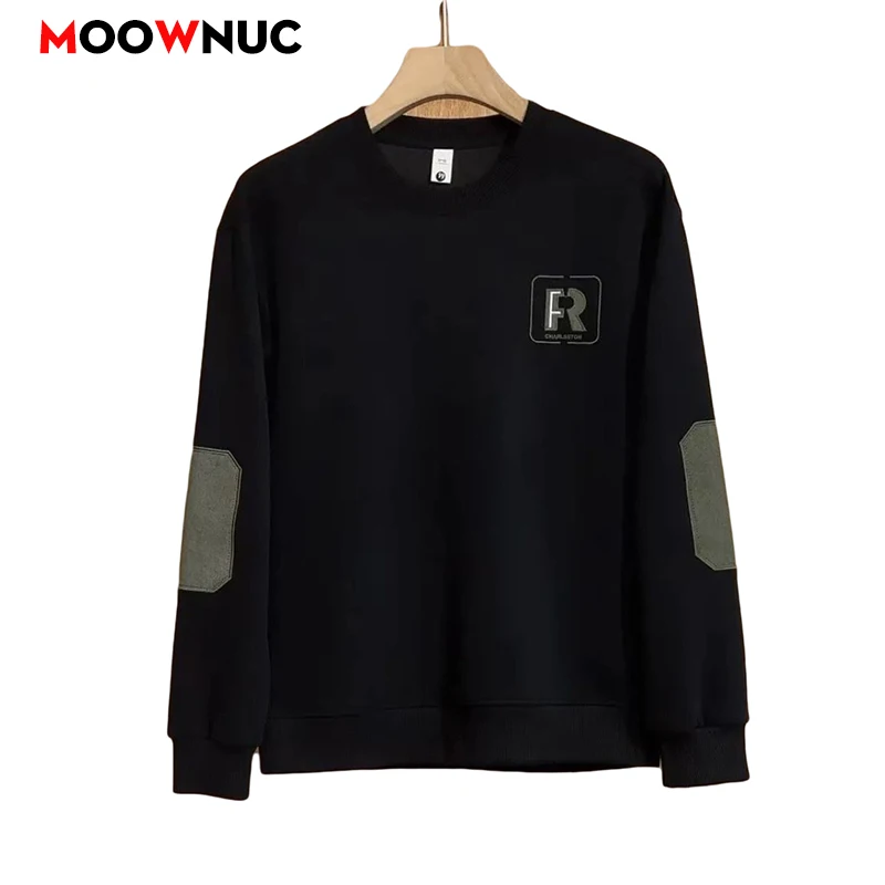 

Мужские весенние модные толстовки, спортивная одежда, мужская одежда с принтом, повседневный осенний классический стиль с длинным рукавом, ...